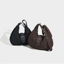 Small Retro Polished Saddlery Bag Export Winter New High-Class Shoulder腋下 Bag Multi-purpose Shoulder Crossbody Bag Trend
