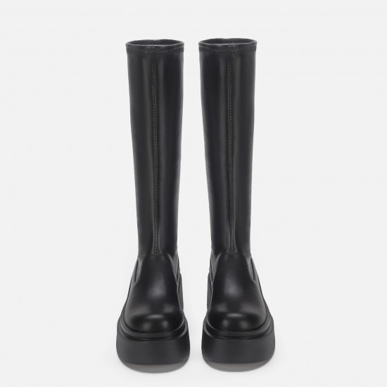 Women's thick-soled loafers, one-step-on, two-wear, platform soles, small leather shoes, height-increasing, British style, single shoes Women's thick-soled loafers, one-step-on, two-wear, platform soles, small leather shoes, height-increasing, British style, single shoes