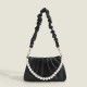 Small and exclusive design new style women's bag high-end pearl solid color underarm bag cloud pleated bag trendy single shoulder crossbody bag Small and exclusive design new style women's bag high-end pearl solid color underarm bag cloud pleated bag trendy single shoulder crossbody bag