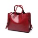 2023 new style bags women large capacity business handbag fashionable waxed leather pure color tote bag single shoulder crossbody bag 2023 new style bags women large capacity business handbag fashionable waxed leather pure color tote bag single shoulder crossbody bag