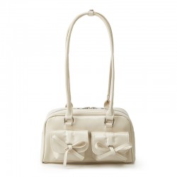 2025 This Year's Sweet Cool Embroidered Bow Shoulder腋下 Bag Women Handbag New Casual Ball Game Bag Evening Bag