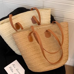 Versatile large capacity mother and daughter bags, 2023 new women's bags, retro pure color soft surface tote bags, underarm and shoulder bags, wholesale.