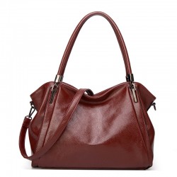 European fashion large capacity retro soft leather pillow bag pleated lazy style casual versatile strap bag