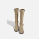 2024 best-selling European and American British style boots for women, thick-soled, height-increasing, short boots, mid-calf boots, back zipper, slimming, knee-high boots 2024 best-selling European and American British style boots for women, thick-soled, height-increasing, short boots, mid-calf boots, back zipper, slimming, knee-high boots