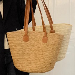Versatile large capacity mother and daughter bags, 2023 new women's bags, retro pure color soft surface tote bags, underarm and shoulder bags, wholesale.