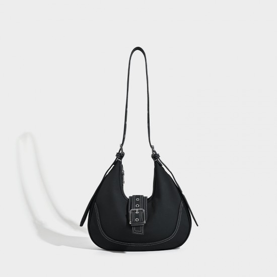 Small Retro Polished Saddlery Bag Export Winter New High-Class Shoulder腋下 Bag Multi-purpose Shoulder Crossbody Bag Trend Small Retro Polished Saddlery Bag Export Winter New High-Class Shoulder腋下 Bag Multi-purpose Shoulder Crossbody Bag Trend