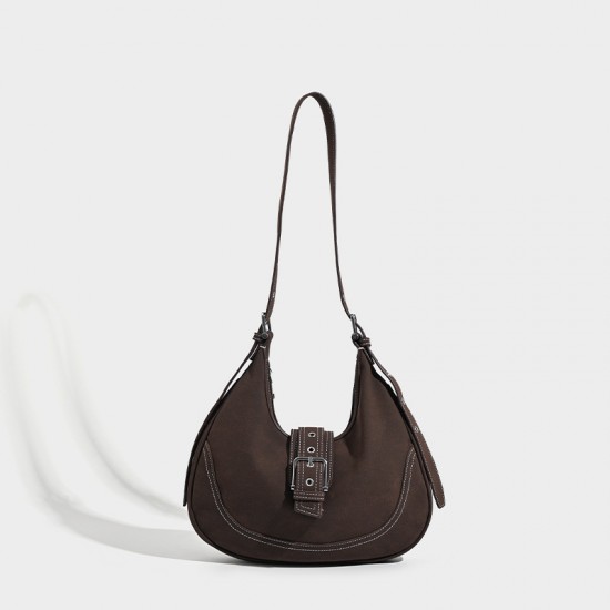 Small Retro Polished Saddlery Bag Export Winter New High-Class Shoulder腋下 Bag Multi-purpose Shoulder Crossbody Bag Trend Small Retro Polished Saddlery Bag Export Winter New High-Class Shoulder腋下 Bag Multi-purpose Shoulder Crossbody Bag Trend