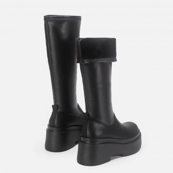 Women's thick-soled loafers, one-step-on, two-wear, platform soles, small leather shoes, height-increasing, British style, single shoes Women's thick-soled loafers, one-step-on, two-wear, platform soles, small leather shoes, height-increasing, British style, single shoes