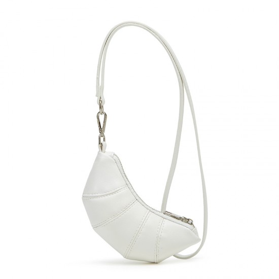 Cross-border wholesale niche design soft leather mini croissant-style handbag, with retro and exquisite style, for use as a zero wallet. Cross-border wholesale niche design soft leather mini croissant-style handbag, with retro and exquisite style, for use as a zero wallet.