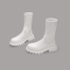 Women's sheepskin retro one-buckle chunky heel high-heeled shoes, spring square-toe Mary Jane shoes, thick-soled, single shoes Women's sheepskin retro one-buckle chunky heel high-heeled shoes, spring square-toe Mary Jane shoes, thick-soled, single shoes