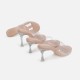 2024 new style thin heel sandals simple crystal transparent high heels women's sandals sexy fashionable outdoor European and American girl style 2024 new style thin heel sandals simple crystal transparent high heels women's sandals sexy fashionable outdoor European and American girl style