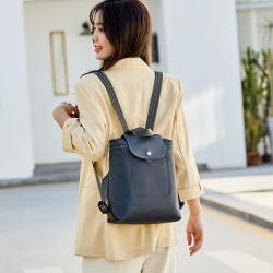 Dual shoulder bag women 2023 new trendy Korean-style simple backpack oxford cloth fashionable versatile large capacity canvas backpack bag