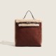 Spring and Summer Retro Large Capacity Dual Shoulder Bag 2024 New Style Stylish and Versatile Backpack Simple and Luxurious Fur Patterned Women's Bag Spring and Summer Retro Large Capacity Dual Shoulder Bag 2024 New Style Stylish and Versatile Backpack Simple and Luxurious Fur Patterned Women's Bag