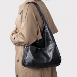 Vintage-style casual bowling bag for women in autumn-winter, trendy multi-functional backpack with large capacity, versatile single shoulder bag for commuting