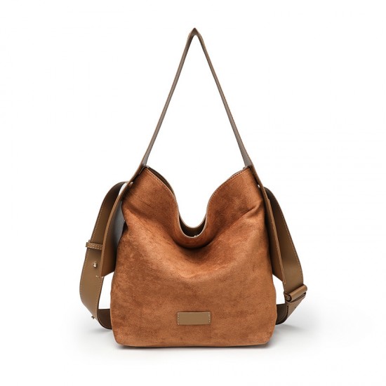 Songmont Mountain Down Fur Ear-Attached Tote Bag Lazy Business Shoulder Crossbody Bag Bucket Bag Large Bag Songmont Mountain Down Fur Ear-Attached Tote Bag Lazy Business Shoulder Crossbody Bag Bucket Bag Large Bag