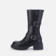 2024 best-selling European and American British style boots for women, thick-soled, height-increasing, high boots, mid-calf boots, back zipper, slimming, knee-high boots 2024 best-selling European and American British style boots for women, thick-soled, height-increasing, high boots, mid-calf boots, back zipper, slimming, knee-high boots