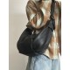 Large capacity bucket bag in 2025 autumn-winter, soft leather tote bag for commuting and versatile, college student's class bag for women in trendy style Large capacity bucket bag in 2025 autumn-winter, soft leather tote bag for commuting and versatile, college student's class bag for women in trendy style