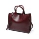 2023 new style bags women large capacity business handbag fashionable waxed leather pure color tote bag single shoulder crossbody bag 2023 new style bags women large capacity business handbag fashionable waxed leather pure color tote bag single shoulder crossbody bag