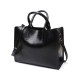 2023 new style bags women large capacity business handbag fashionable waxed leather pure color tote bag single shoulder crossbody bag 2023 new style bags women large capacity business handbag fashionable waxed leather pure color tote bag single shoulder crossbody bag