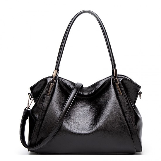 European fashion large capacity retro soft leather pillow bag pleated lazy style casual versatile strap bag European fashion large capacity retro soft leather pillow bag pleated lazy style casual versatile strap bag