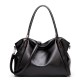 European fashion large capacity retro soft leather pillow bag pleated lazy style casual versatile strap bag European fashion large capacity retro soft leather pillow bag pleated lazy style casual versatile strap bag