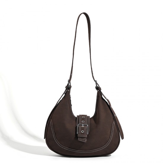 Small Retro Polished Saddlery Bag Export Winter New High-Class Shoulder腋下 Bag Multi-purpose Shoulder Crossbody Bag Trend Small Retro Polished Saddlery Bag Export Winter New High-Class Shoulder腋下 Bag Multi-purpose Shoulder Crossbody Bag Trend