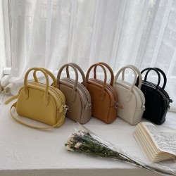 Korean Ins New High-Class Small Design Boston Bag Women Simple Multi-purpose Shoulder Crossbody Bag