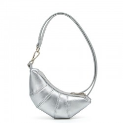 Cross-border wholesale niche design soft leather mini croissant-style handbag, with retro and exquisite style, for use as a zero wallet.