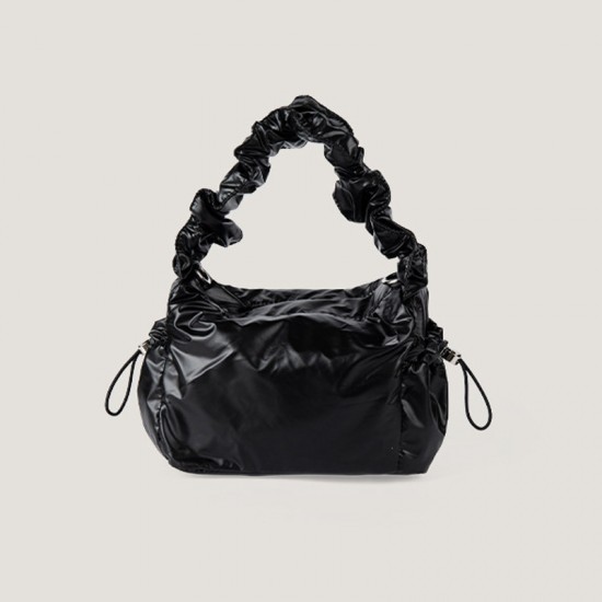 High-Class Lazy Style Drawstring Bag Fashion Multi-purpose Ruffled Bag Solid Simple Shoulder Bag Crossbody Lightweight腋下 Bag High-Class Lazy Style Drawstring Bag Fashion Multi-purpose Ruffled Bag Solid Simple Shoulder Bag Crossbody Lightweight腋下 Bag