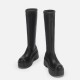Women's thick-soled loafers, one-step-on, two-wear, platform soles, small leather shoes, height-increasing, British style, single shoes Women's thick-soled loafers, one-step-on, two-wear, platform soles, small leather shoes, height-increasing, British style, single shoes